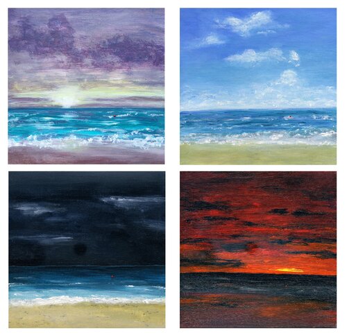 Memory of the sea de Marina Okulova, Pintura a la venta en Singulart