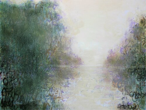 SALE : Petit Matin sur les Berges n°3 van Wayne Sleeth, Schilderij te koop op Singulart