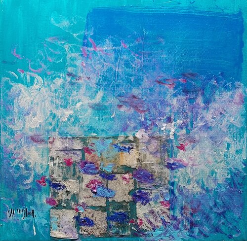 SALE : Composition : Nympheas van Wayne Sleeth, Schilderij te koop op Singulart