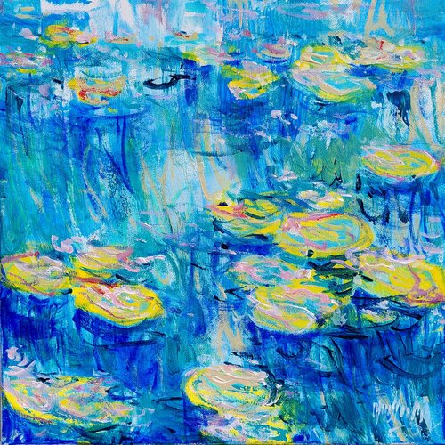 Monet Monet Monet (Summer Study) van Wayne Sleeth, Schilderij te koop op Singulart
