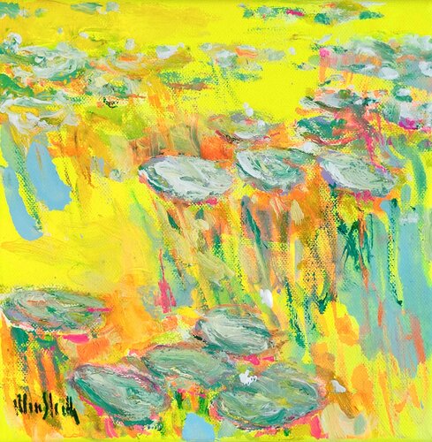 Giverny, fluorescent study van Wayne Sleeth, Schilderij te koop op Singulart