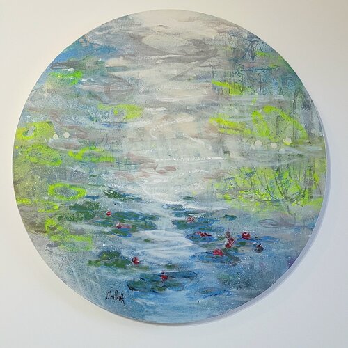 SALE : Giverny Tondo no.1 van Wayne Sleeth, Schilderij te koop op Singulart