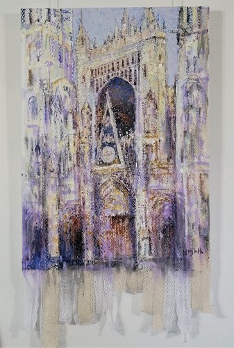 Rouen Cathedral in Lace n° 13 van Wayne Sleeth, Schilderij te koop op Singulart