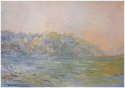 Ehrenbreitstein from Coblence ( Confluence of Mosel & Rhine ) van Wayne Sleeth, Schilderij te koop op Singulart