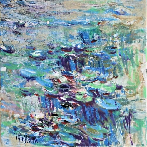 Study, Giverny 2020, n°8 van Wayne Sleeth, Schilderij te koop op Singulart