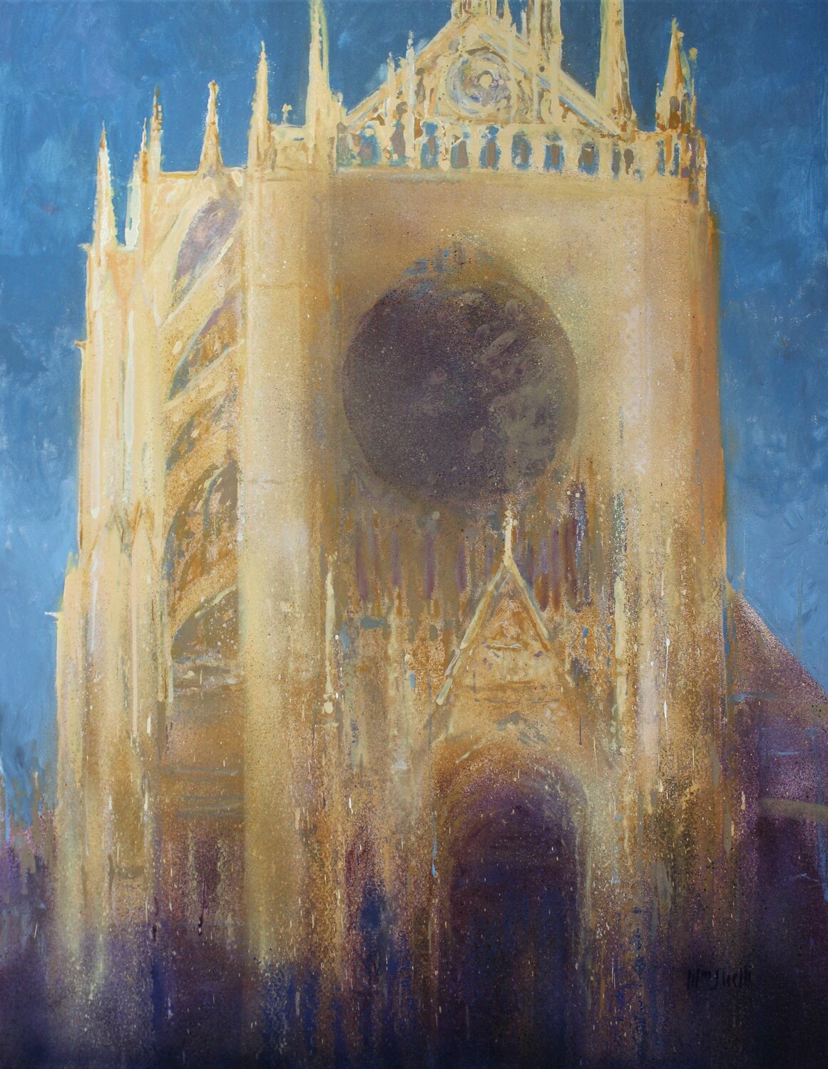 SALE : Cathedral n° 30 Wayne Sleeth Original painting for sale