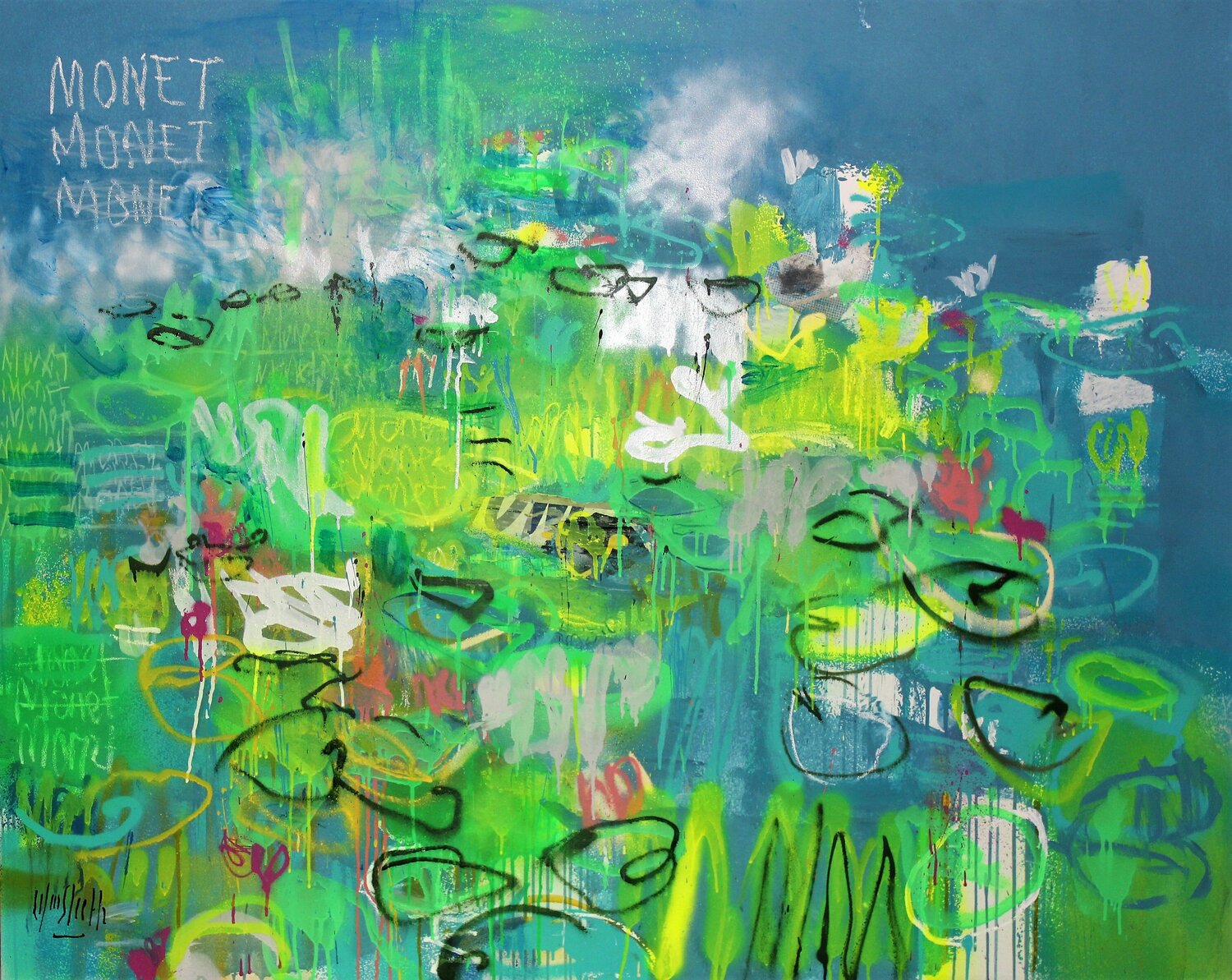 SALE : Monet Monet Monet ( Gauche ) Wayne Sleeth Andere media te koop