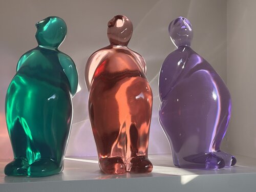 ilContento® Junior II Transparent Trio by Herold Van den Berg, Sculpture for Sale on Singulart