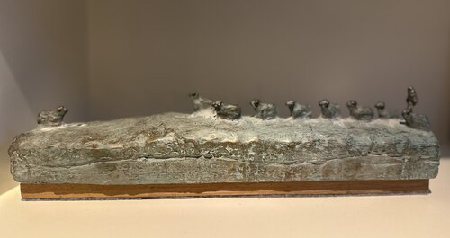 Inspired by …… Mauve's Sheep and Shepherd de Herold Van den Berg, Escultura a la venta en Singulart