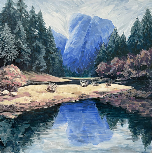 Mountain range di Marina Beresneva, Pittura in vendita su Singulart