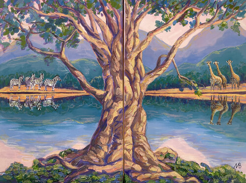 Tree of Life, diptych Marina Beresneva