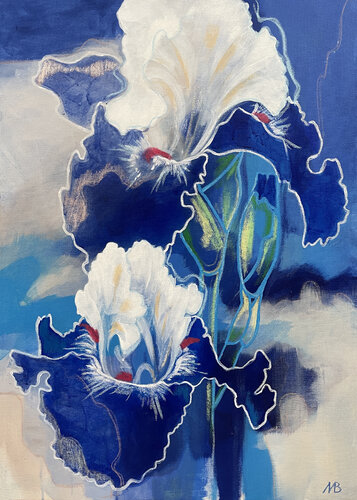 The iris van Marina Beresneva, Schilderij te koop op Singulart