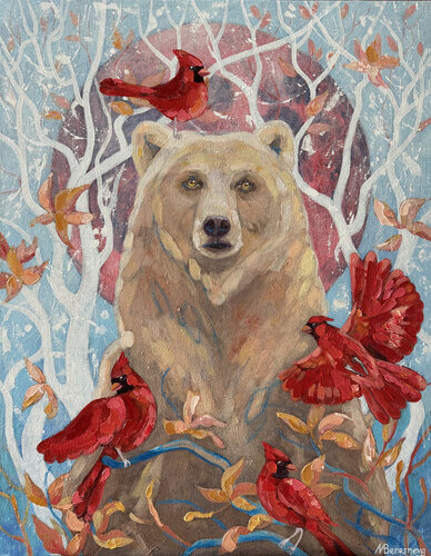 Good neighbors van Marina Beresneva, Schilderij te koop op Singulart