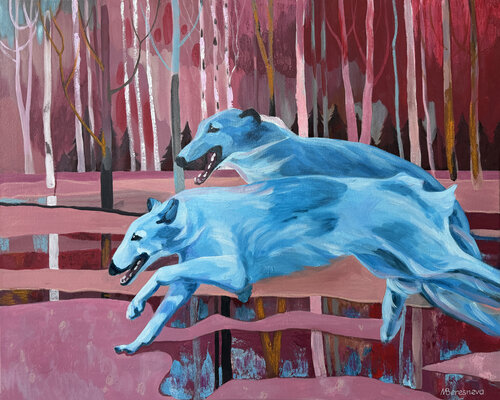 Greyhounds in the Crimson Forest Marina Beresneva