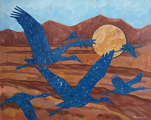 Big trip van Marina Beresneva, Schilderij te koop op Singulart