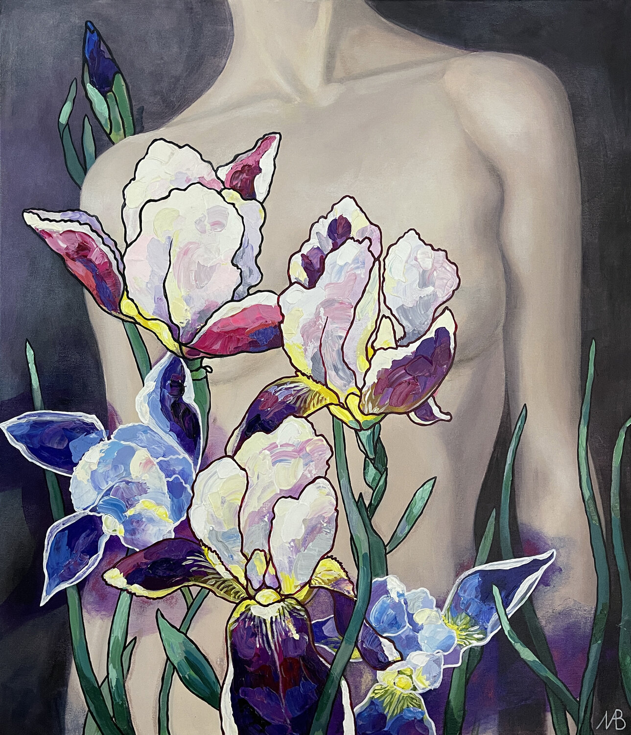 Irises have blossomed Marina Beresneva