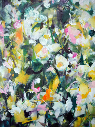Wildflowers #03 van Hyunju Kim, Schilderij te koop op Singulart