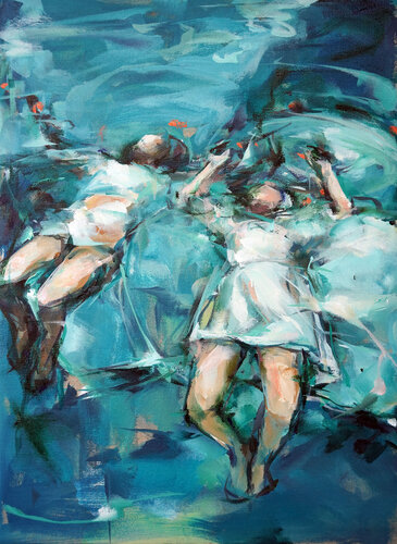 Two Ends #03 van Hyunju Kim, Schilderij te koop op Singulart