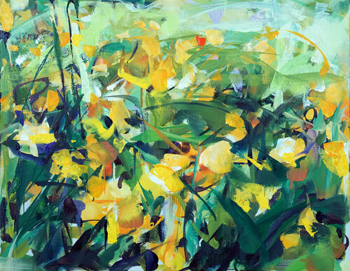 Wildflowers #07 di Hyunju Kim, Pittura in vendita su Singulart