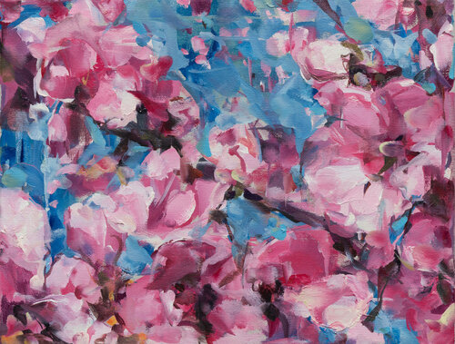 Peach Blossoms #01 von Hyunju Kim, Malerei kaufen auf Singulart