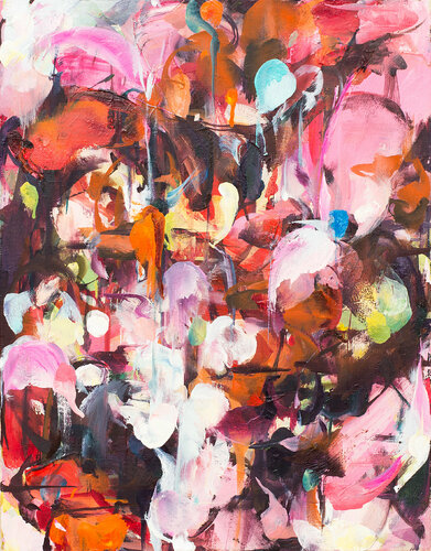 Night Dots di Hyunju Kim, Pittura in vendita su Singulart