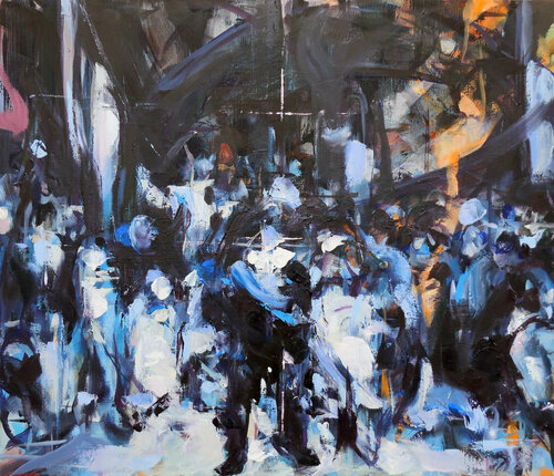 Ice Moons van Hyunju Kim, Schilderij te koop op Singulart