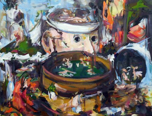 After Bosch van Hyunju Kim, Schilderij te koop op Singulart