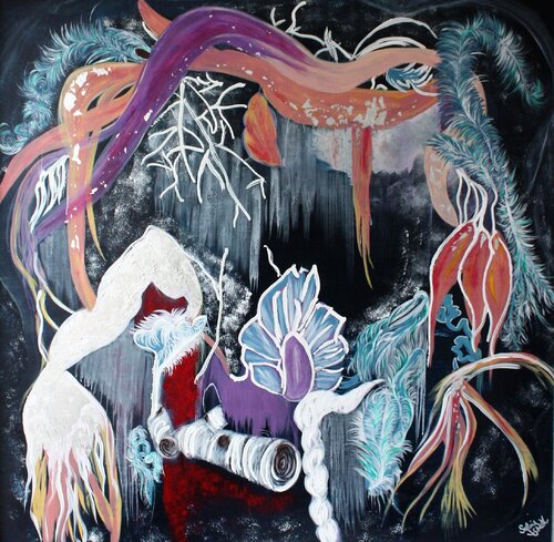 Wonderland par Sylvia Sobbek, Peinture en vente sur Singulart