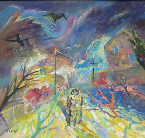 Winter nightmare von Vigen Sayadyan, Malerei kaufen auf Singulart