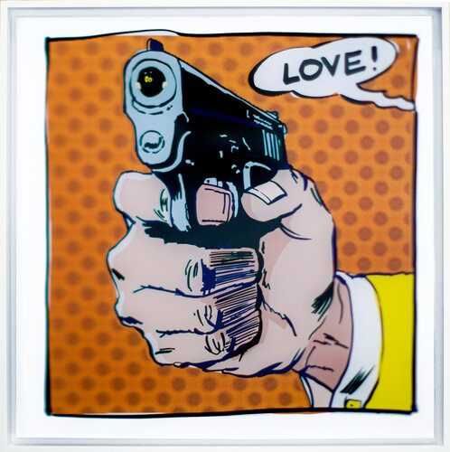 LOVE GUN - Droptix EDITION by Maike Barbara Maier, 인쇄 for Sale on Singulart