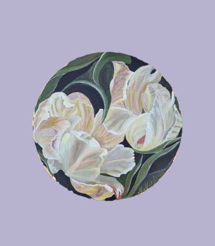 Enchanting tulips van Maryna Mytskan, Schilderij te koop op Singulart