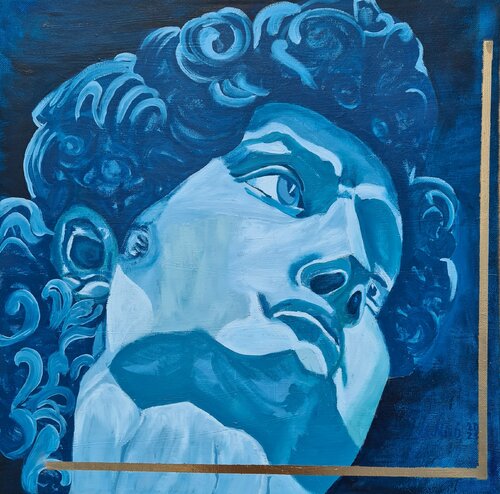 Head of David van Maryna Mytskan, Schilderij te koop op Singulart