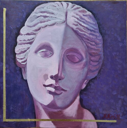 The head of Venus Maryna Mytskan