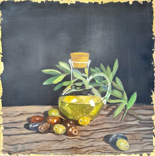 Olive gold von Maryna Mytskan, Malerei kaufen auf Singulart