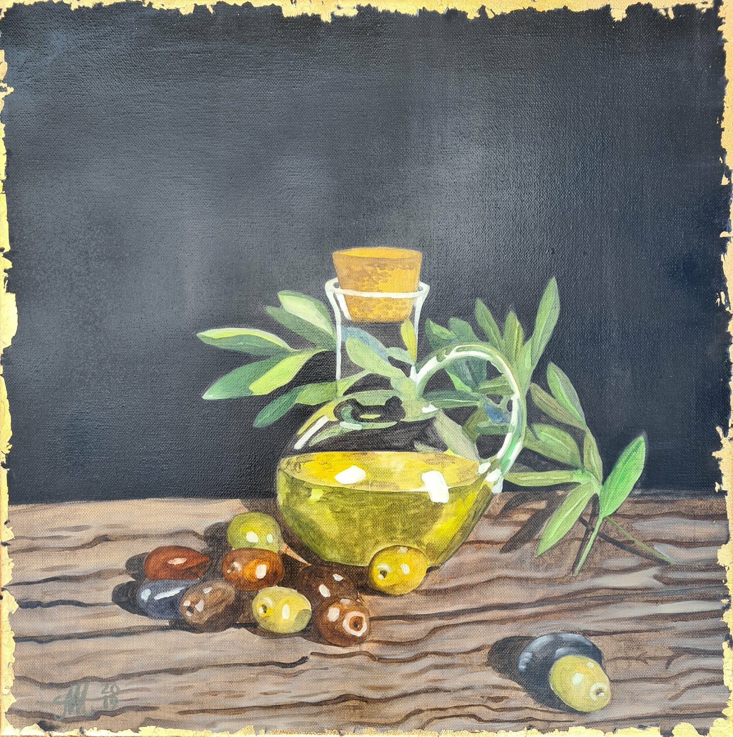 Olive gold Maryna Mytskan