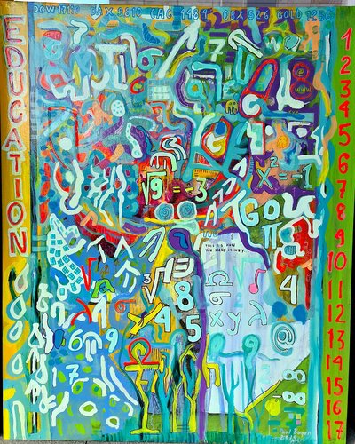 Squareroot of 9 de Paal Bugen, Pintura a la venta en Singulart