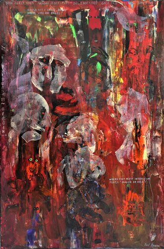 Some portraits from Hell 1 von Paal Bugen, Malerei kaufen auf Singulart