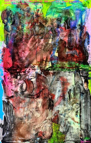 Ancestors di Paal Bugen, Pittura in vendita su Singulart