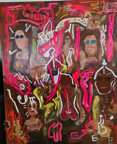 A new Queen in Town di Paal Bugen, Pittura in vendita su Singulart