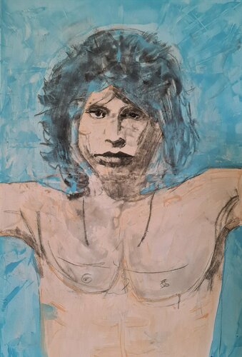 Jim Morrison van Paal Bugen, Schilderij te koop op Singulart