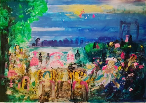 Newyear in the Hamptons by Paal Bugen, 회화 for Sale on Singulart