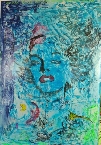 Marilyn or Medusa ? by Paal Bugen, 회화 for Sale on Singulart