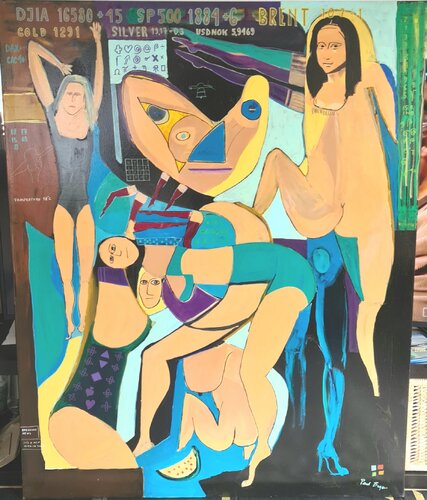 Le jeune femme d'Oslo de Paal Bugen, Pintura a la venta en Singulart