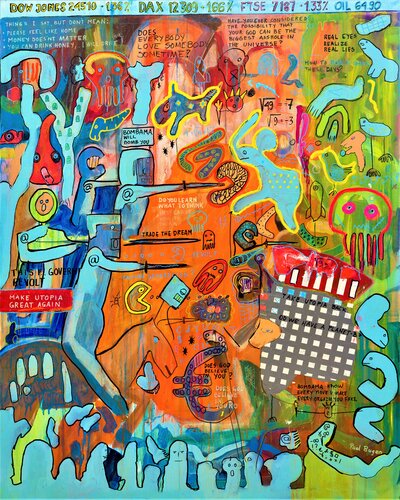 Make Utopia Great Again di Paal Bugen, Pittura in vendita su Singulart