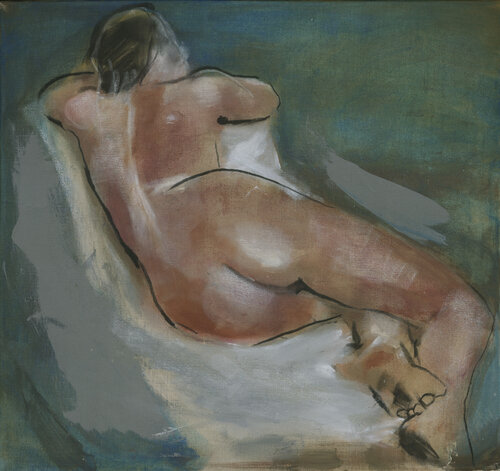Studio Nude VI van Colleen Ross, Schilderij te koop op Singulart