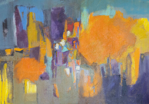 ESTIVALE - Happy stories von Brigitte Rochas, Malerei kaufen auf Singulart