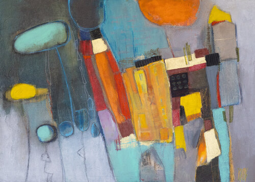 MORCEAUX DE REVE - Happy stories de Brigitte Rochas, Pintura a la venta en Singulart