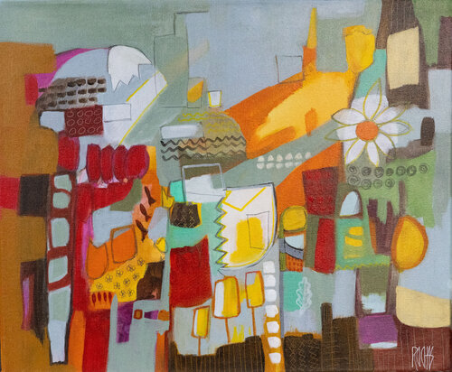 La Marguerite von Brigitte Rochas, Malerei kaufen auf Singulart