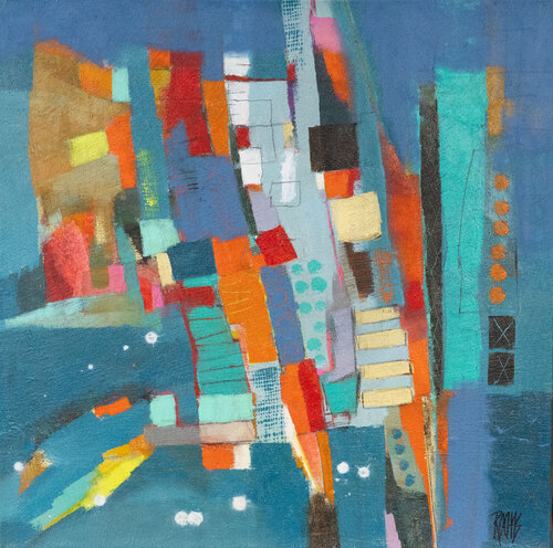 Cosmique von Brigitte Rochas, Malerei kaufen auf Singulart