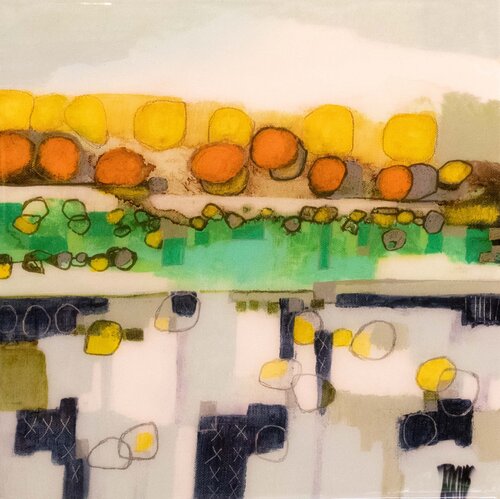 Paysage n°3 von Brigitte Rochas, Malerei kaufen auf Singulart